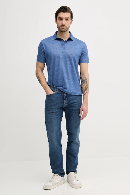 Paul&Shark polo din in 25411243 violet SS25