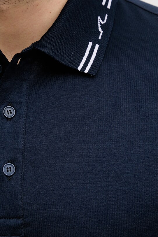 Pamučna polo majica Paul&Shark 25411288 mornarsko plava