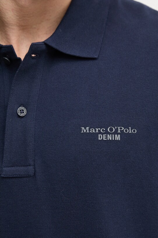 Бавовняне поло Marc O'Polo 5000005925 темно-синій