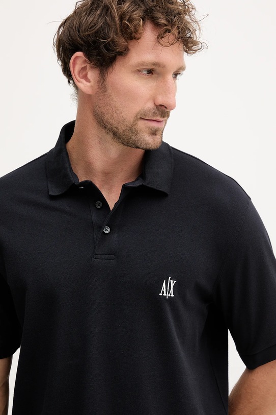 Îmbrăcăminte Armani Exchange polo de bumbac XM000367.AF13022.NOS bleumarin