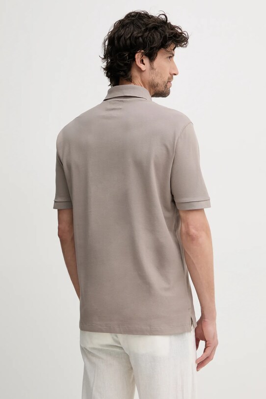 Odzież Armani Exchange polo bawełniane XM000367.AF13022.NOS brązowy