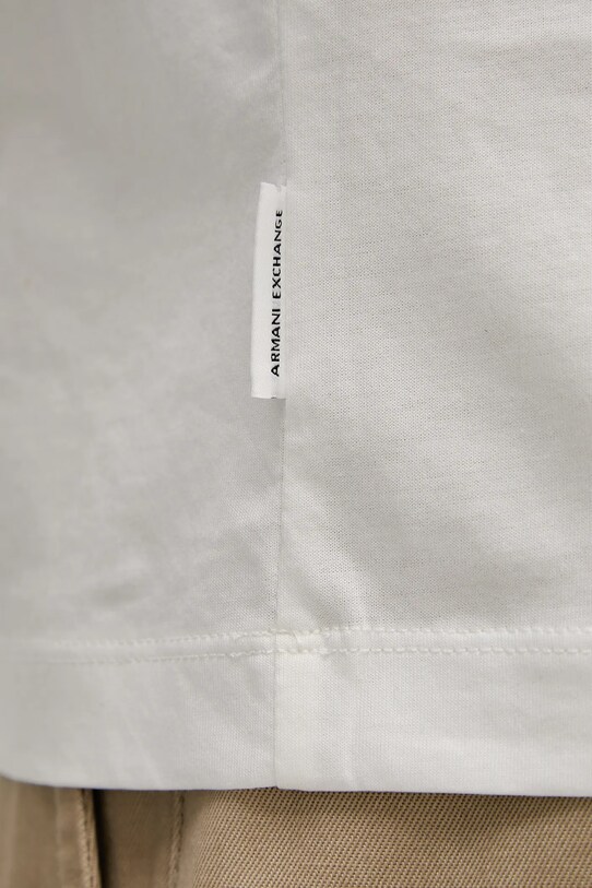 Armani Exchange polo de bumbac XM000492.AF10364 alb