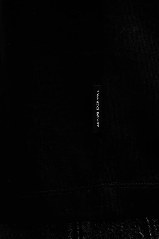 Armani Exchange polo de bumbac XM000492.AF10364 negru