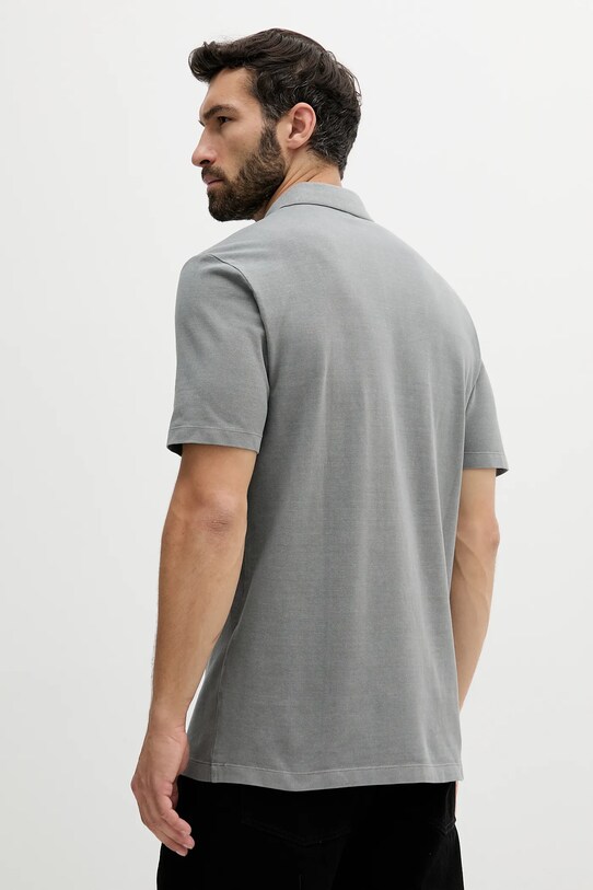 Armani Exchange polo de bumbac XM000509.AF13055 gri SS25