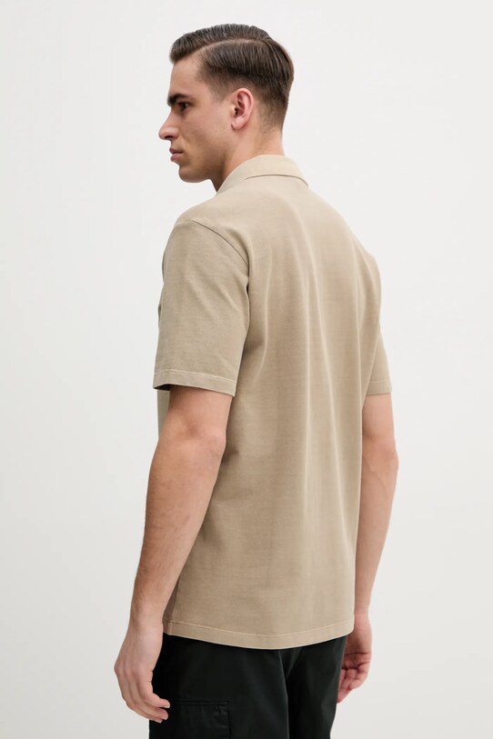 Odzież Armani Exchange polo bawełniane XM000509.AF13055 beżowy