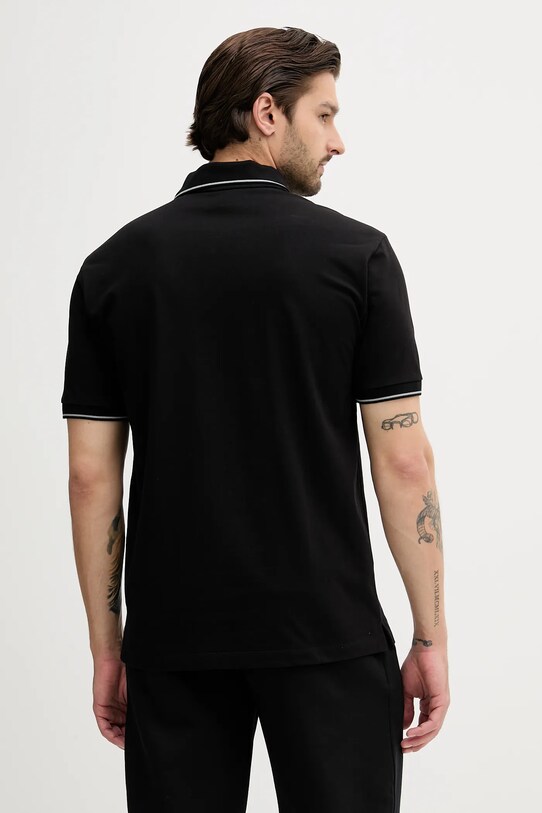 Îmbrăcăminte Armani Exchange polo de bumbac XM000489.AF13026 negru