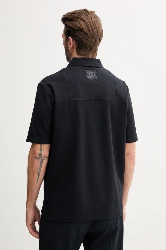 Odzież Armani Exchange polo bawełniane XM000357.AF12758 granatowy