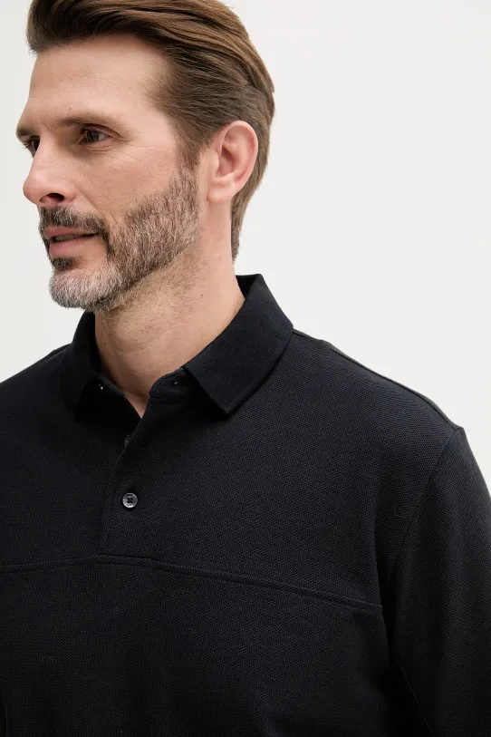 Armani Exchange polo bawełniane granatowy XM000357.AF12758