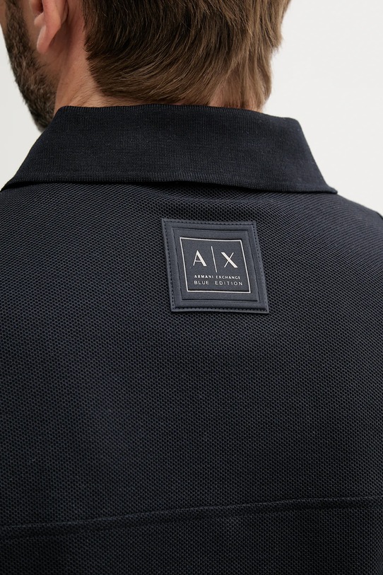 Armani Exchange polo bawełniane XM000357.AF12758 granatowy