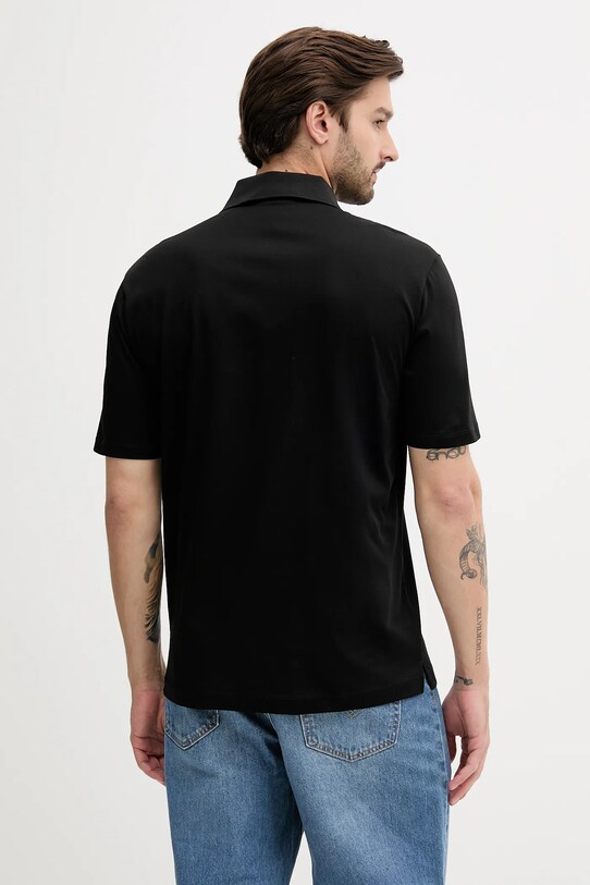 Îmbrăcăminte Armani Exchange polo de bumbac XM000484.AF10364 negru