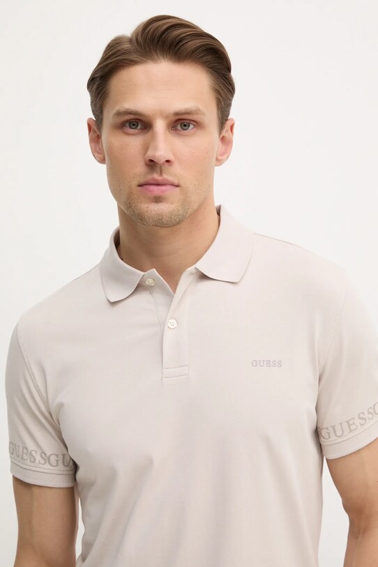 Guess polo NOLAN beżowy M5RP66.J1314