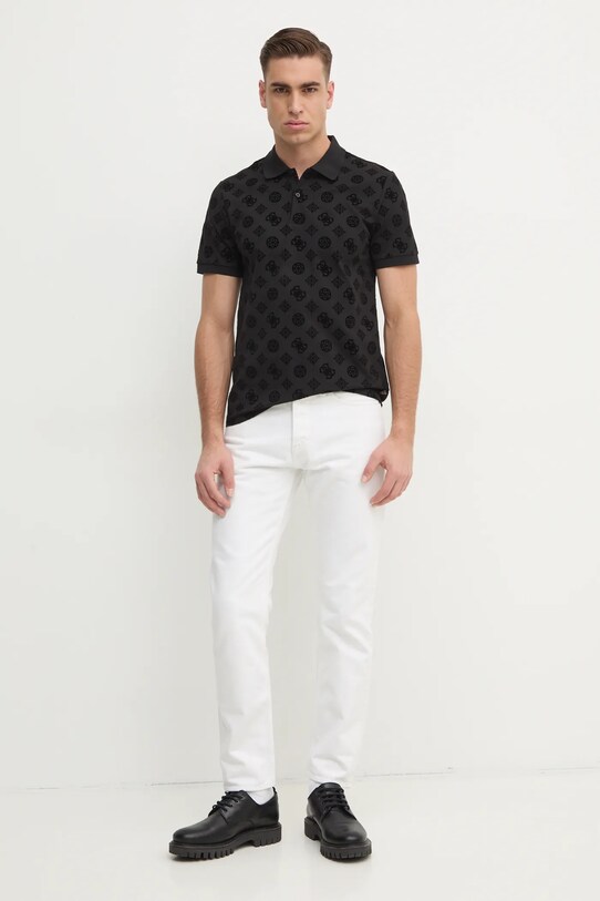 Polo tričko Guess M5RP20.KCKN0 černá SS25
