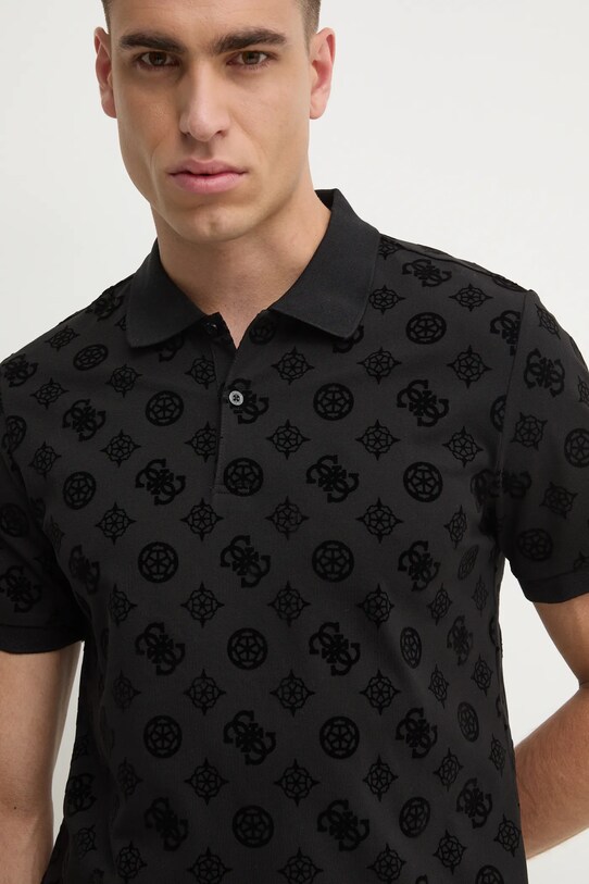 Polo tričko Guess černá M5RP20.KCKN0