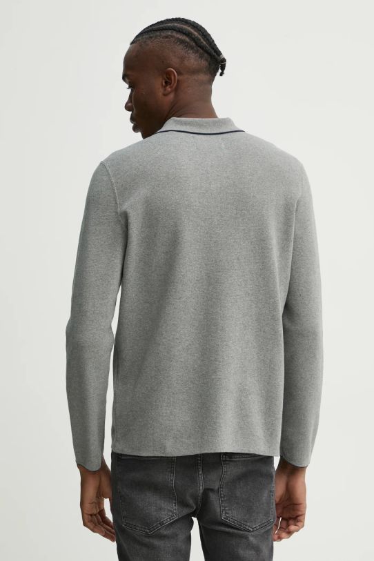 Odzież Marc O'Polo sweter bawełniany 520501660006 szary