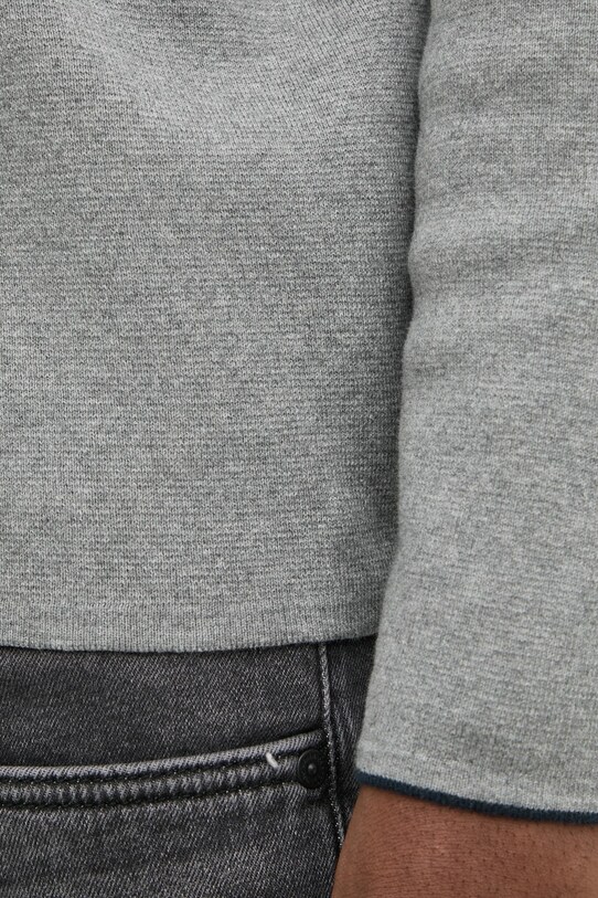 Marc O'Polo sweter bawełniany 520501660006 szary