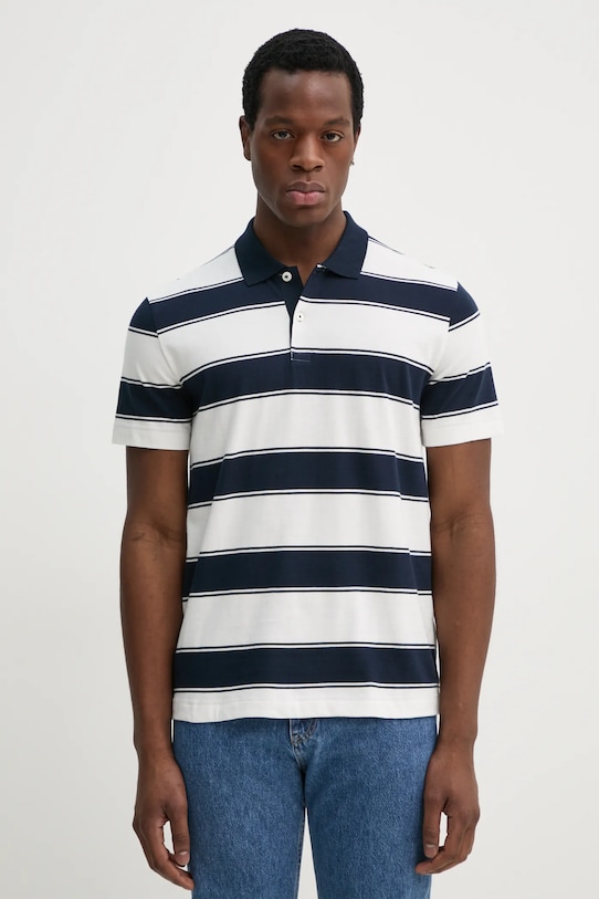 Marc O'Polo polo de bumbac regular alb 522214553046