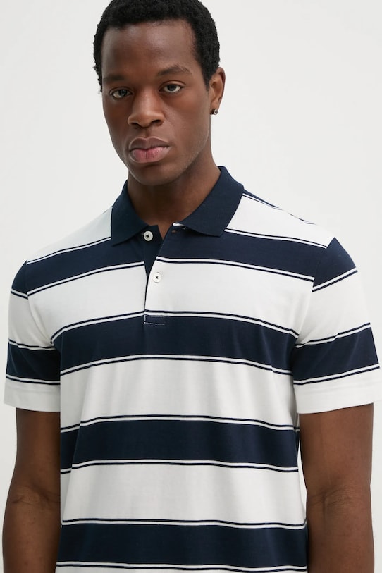 Marc O'Polo polo de bumbac alb 522214553046