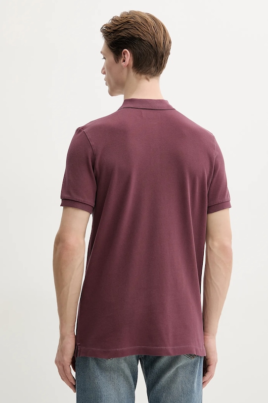 Odzież Marc O'Polo polo 522249653190 bordowy