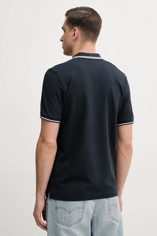 Marc O'Polo polo de bumbac 523223053054 bleumarin SS25