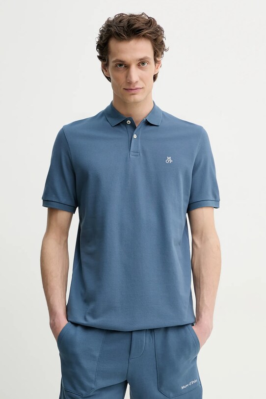 Marc O'Polo polo bawełniane bawełna niebieski 523223053092
