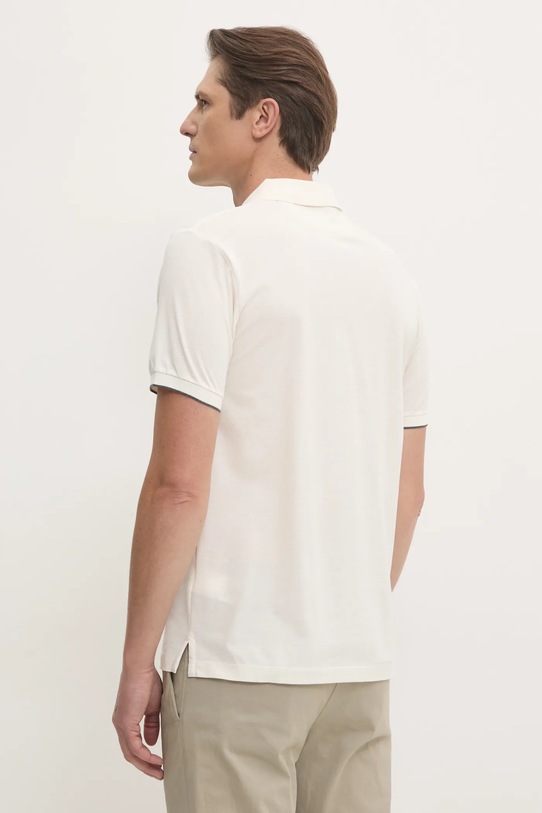 Îmbrăcăminte Hackett London polo de bumbac HM563379 bej