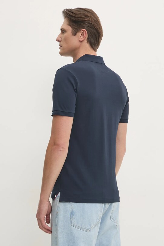Îmbrăcăminte Hackett London polo de bumbac HM562363 bleumarin