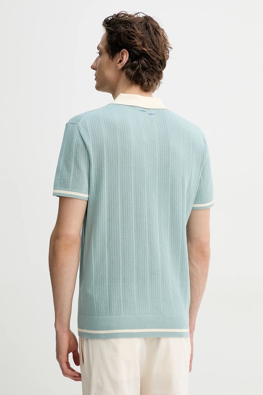 Одежда Хлопковое поло Filling Pieces 80713669980 бирюзовый