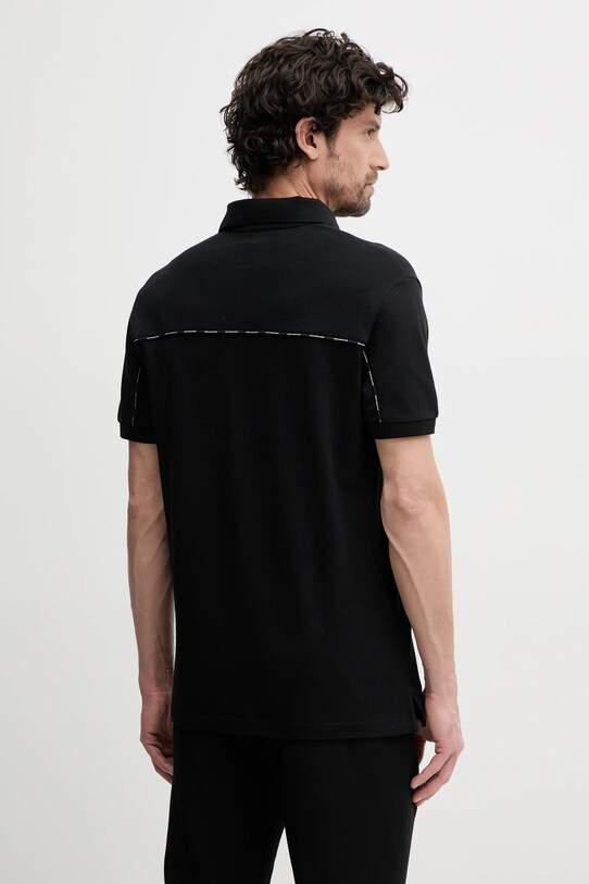 Îmbrăcăminte Versace Jeans Couture polo de bumbac 78GAG623.J0003 negru