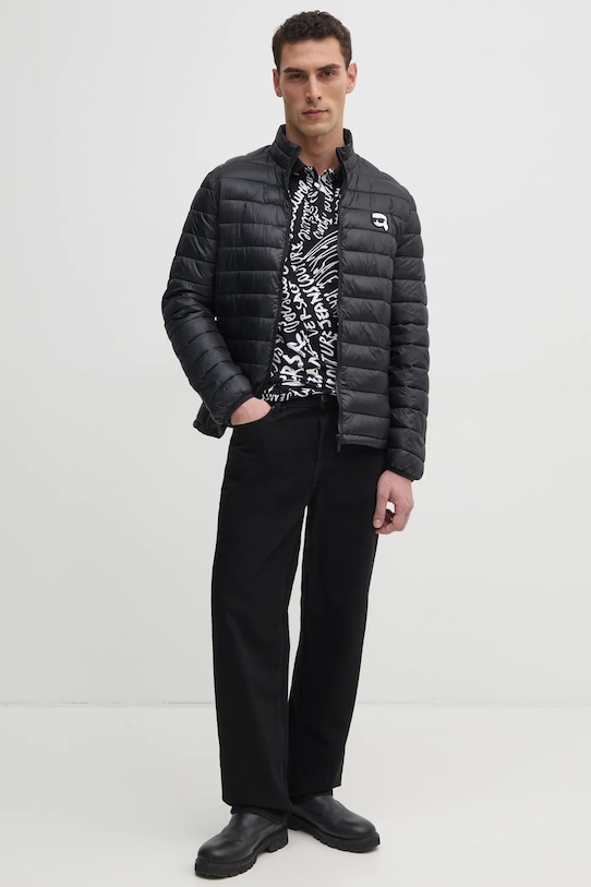 Versace Jeans Couture polo bawełniane 78GAG6R0.JS459 czarny SS25