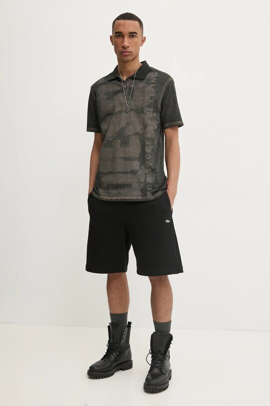 Поло Diesel T-REJUST-NC POLO SHIRT A16167.0EGBJ сірий SS25