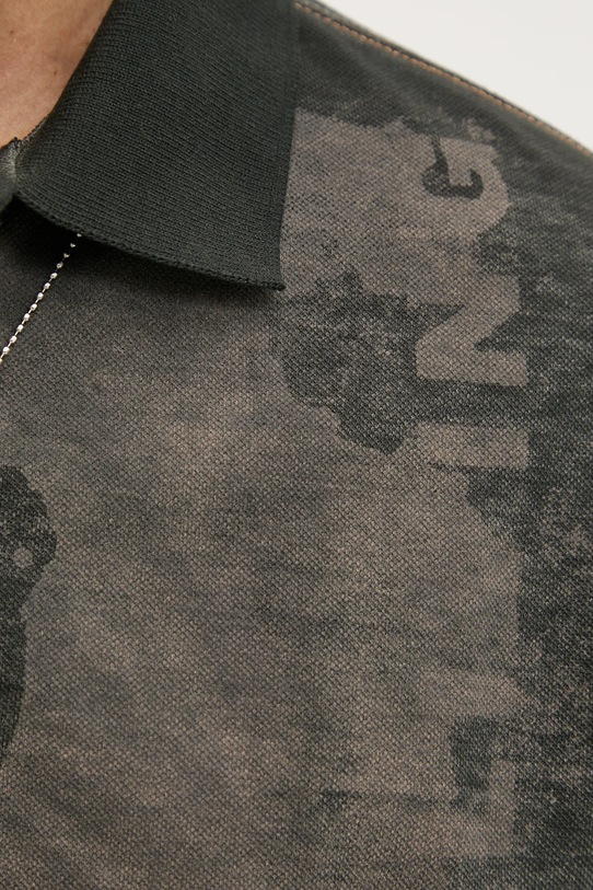 Diesel polo T-REJUST-NC POLO SHIRT A16167.0EGBJ szary