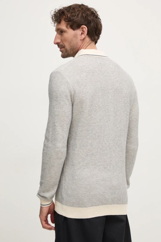 Oblečenie Sveter s prímesou vlny Barbour MKN1631ST13 sivá