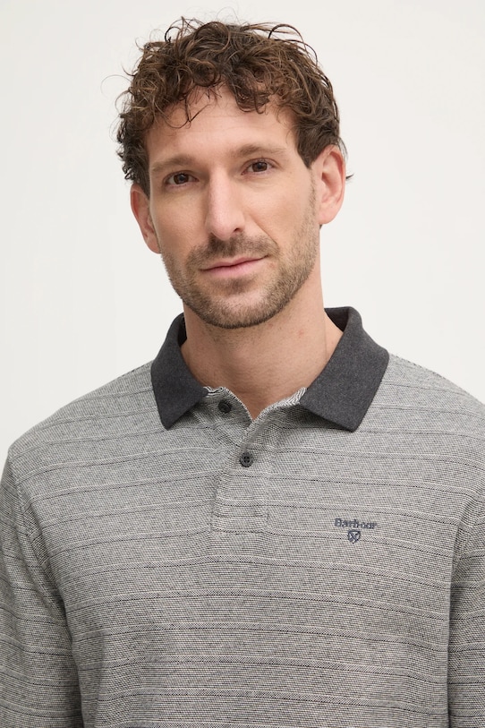 Barbour pulover de bumbac gri MML1438GY79