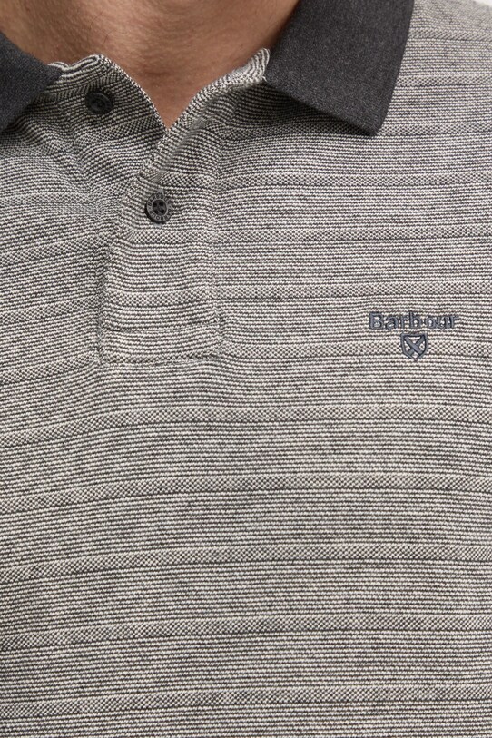 Хлопковый свитер Barbour MML1438GY79 серый