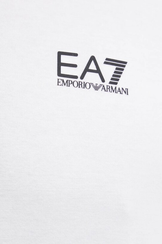 EA7 Emporio Armani tricou polo PJVQZ.8NPF14 alb