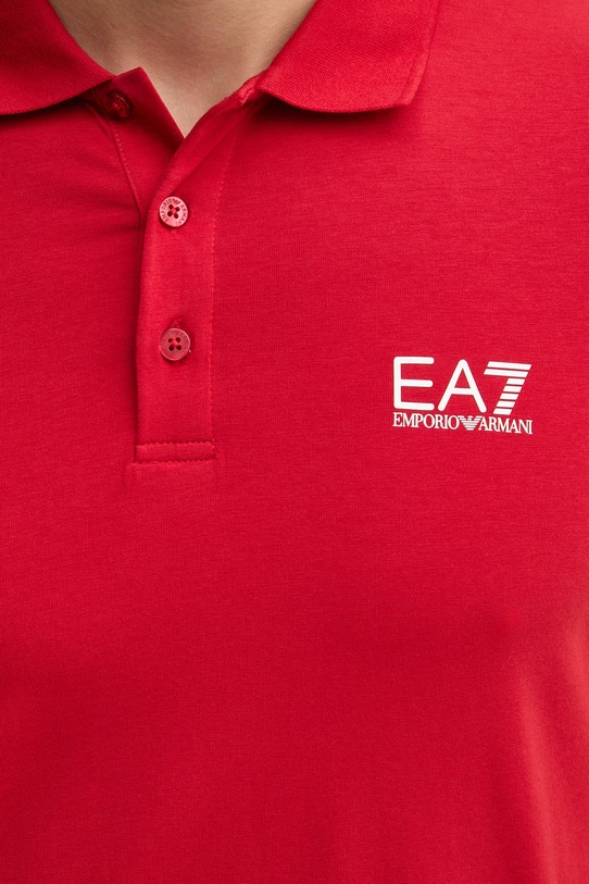 EA7 Emporio Armani polo PJVQZ.8NPF14 czerwony