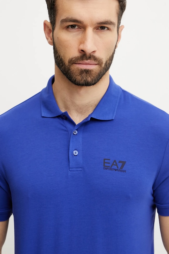 EA7 Emporio Armani tricou polo violet PJVQZ.8NPF14