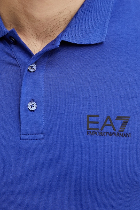 EA7 Emporio Armani tricou polo PJVQZ.8NPF14 violet