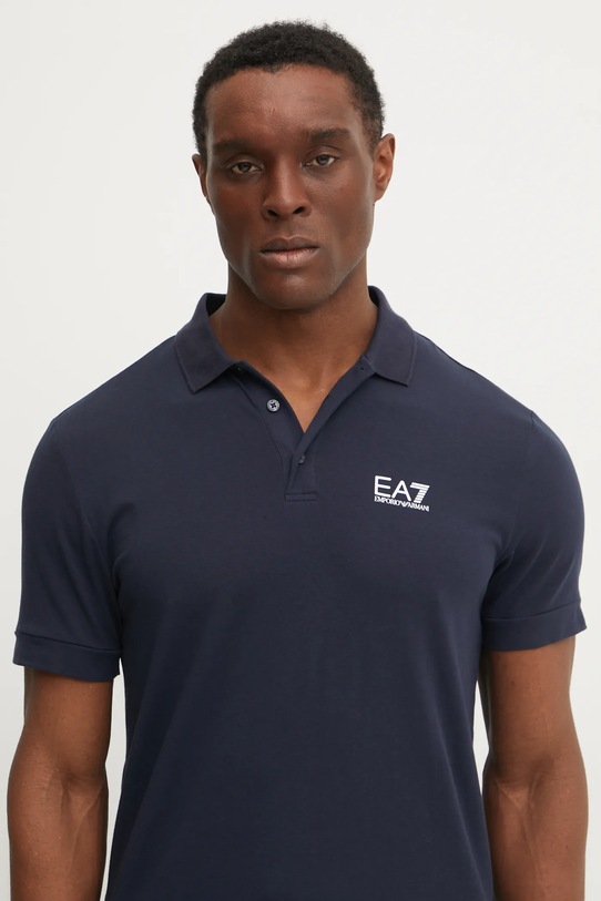 EA7 Emporio Armani tricou polo bleumarin PJVQZ.8NPF14