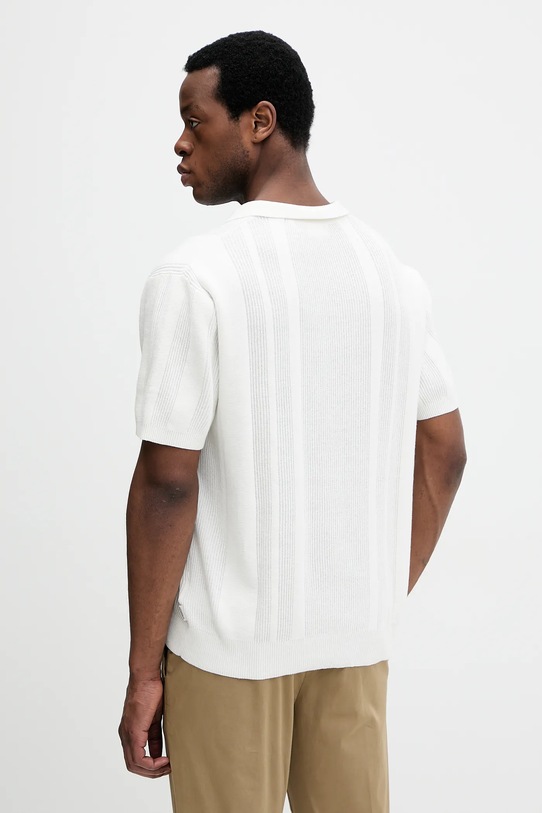 Îmbrăcăminte Lindbergh polo de bumbac 30.804125.SALT.WHITE bej