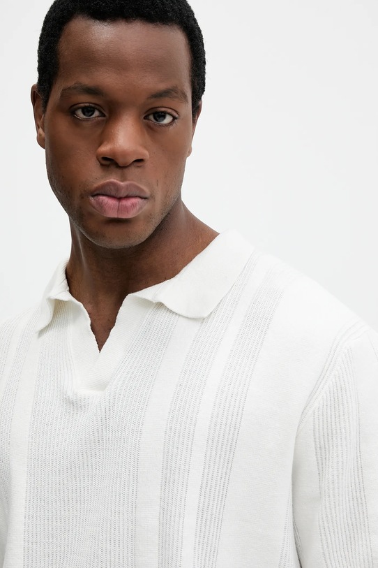 Lindbergh polo de bumbac bej 30.804125.SALT.WHITE