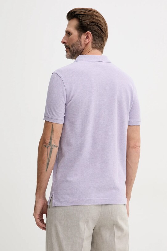 Îmbrăcăminte United Colors of Benetton polo de bumbac 3088U3023 violet