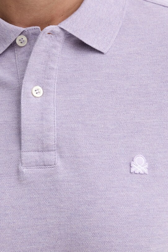 United Colors of Benetton polo de bumbac 3088U3023 violet