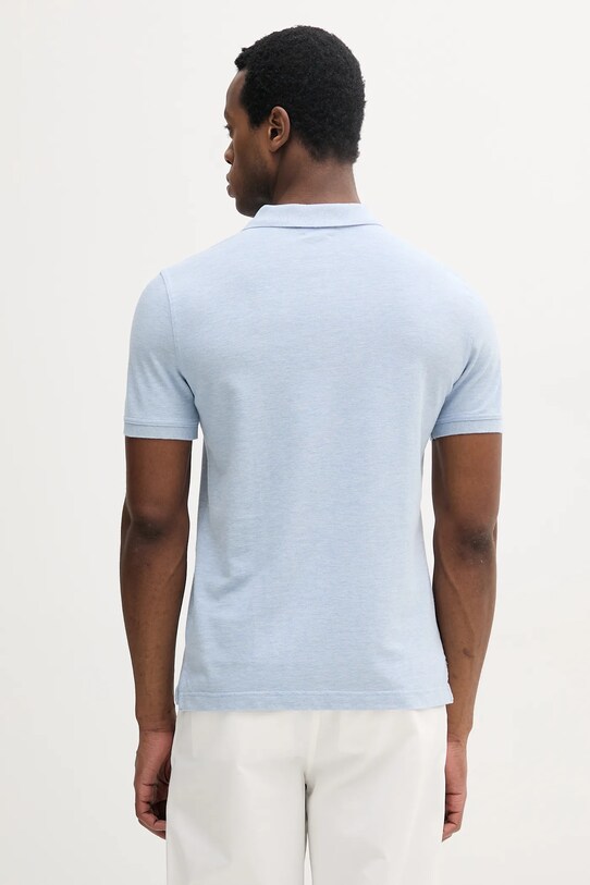Одежда Хлопковое поло United Colors of Benetton 3088U3023 голубой