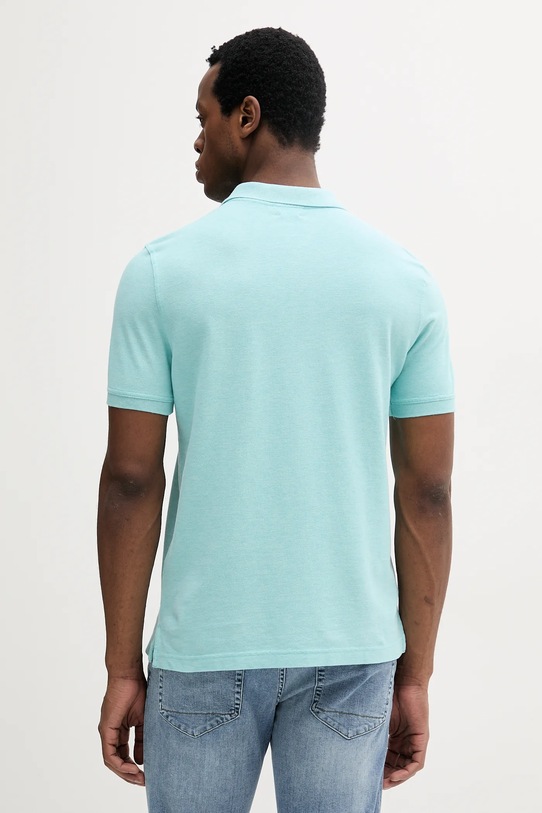 Odzież United Colors of Benetton polo bawełniane 3088U3023 turkusowy