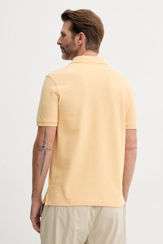 Oblečenie Bavlnené polo tričko United Colors of Benetton 3088U3023 oranžová