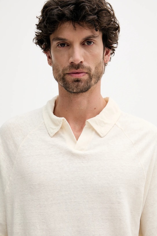 United Colors of Benetton polo din in bej 3UTFU302A
