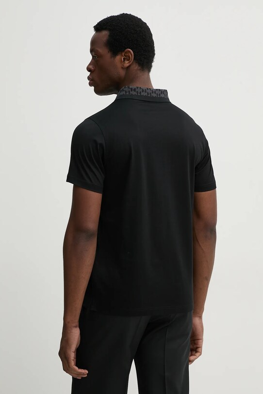 Odzież Karl Lagerfeld polo bawełniane 552200.745001 czarny