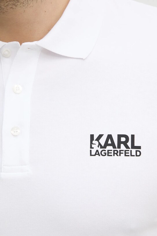 Karl Lagerfeld tricou polo 552235.745088 alb