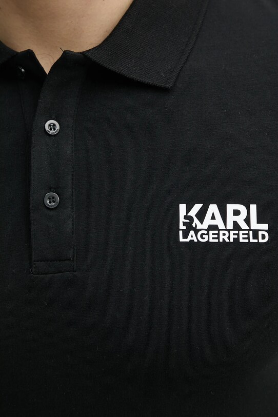Polo tričko Karl Lagerfeld 552235.745088 čierna